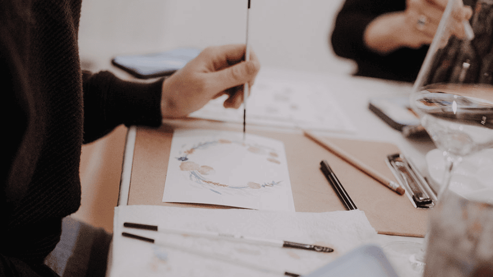 Textured Art mit Strukturpaste